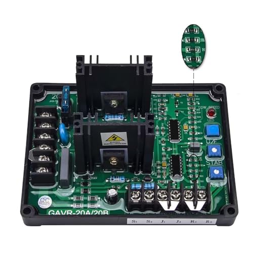 GAVR 20A AVR Generator Automatischer Spannungsregler Stabilisator Kontinuierlich 10A GAVR-20A GAVR-20B Bedienfeldmodul(Stick-up made) von SFTSVFEO