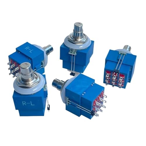 Pedalschalter Monochrome LED-Lampe Gitarreneffektpedal Box Pedal mit farbiger Aluminiumkappe 1 Set(Red Cap,Red) von SFTSVFEO