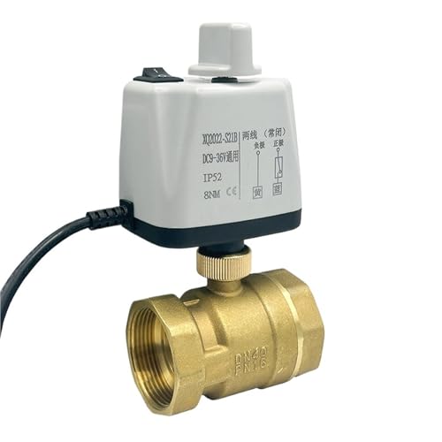 1/2" 3/4" 1" 1-1/4" 1-1/2" 2" Motorized Ball Valve With manual Switch 2-Wire Control Normally Closed Electric Ball Valve 2-Way(NORMALLY CLOSED_110VAC) von SFTYPTCKU