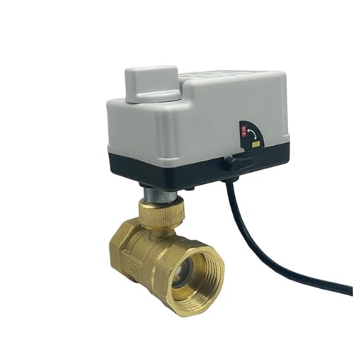 1/2" 3/4" 1" 2" Two Way Motorized Ball Valve With Manual Switch 220V 12V 24V Brass Electric Ball Valve 3-Wire 2 Point Control(24VDC,2") von SFTYPTCKU