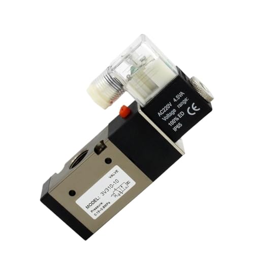 3V310-10 AC220V DC 12V 24V AC110V Solenoid valve Electromagnetic reversing valve for pneumatic components(3V310-10-NC DC12V) von SFTYPTCKU
