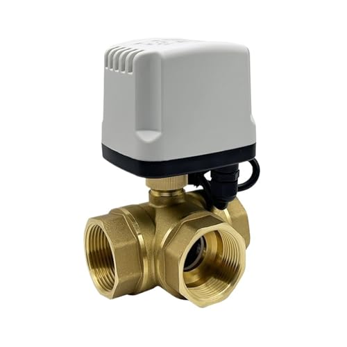 DN15 DN20 DN25 DN32 3 Way Brass IP65 Waterproof Motorized Ball Valve 3-Wire 2 Control T Type Electric Ball Valve(DN25,L TYPE_12VDC_CR02) von SFTYPTCKU