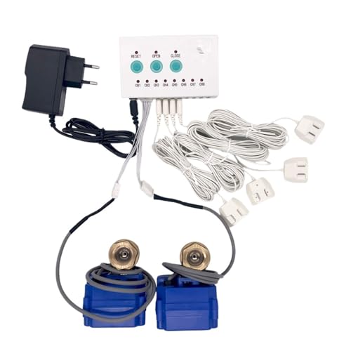 Electric Ball Valve with Water Leakage Detection Sensor Automatic Alarm Shut-off Motorized Valves(EU_1VALVE WITH 7 SENSOR) von SFTYPTCKU