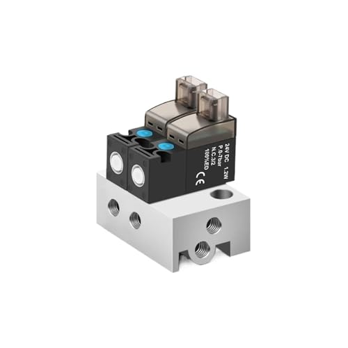 SFTYPTCKU 2 Way 2 Position High Frequency Miniature Solenoid Valve Stations 10mm air Valve 30Hz Control Valve 24V12V6V Vacuum(L-10 Stations 4mm,DC24V) von SFTYPTCKU