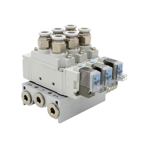 SFTYPTCKU Type SY7120 Solenoid Valve Combination Single electronically Controlled Cylinder Control Valve SY7120-5LZD-01 SY7120-6LZD-01(6 Stations) von SFTYPTCKU