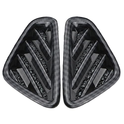 SFUOE 2 STÜCKE Auto Air Vent Trim Strip Klimaanlage Outletgitter Dekoration Abdeckung Trim Fit for Hyundai Kona 2017-2020 (Color Name : Carbon Fiber Style) von SFUOE