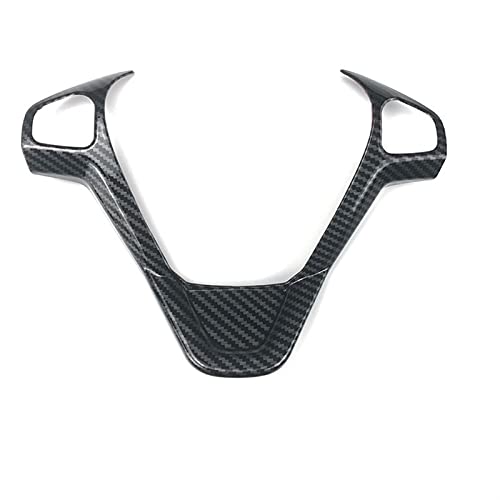 SFUOE Lenkradabdeckung Pailletten-Trim-Aufkleber Fit for Ford Fiesta MK7 2009-2017. Ecosport 2012-2017. (Color Name : C Type Carbon Fiber) von SFUOE