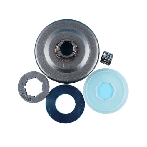 3/8"-8T Kupplungstrommel-Unterlegscheibe, Staubschutz-Kit, kompatibel mit 61 66 162 266 268 272 Kettensäge, Nadelkäfiglager, universell von SFWWPFSKK