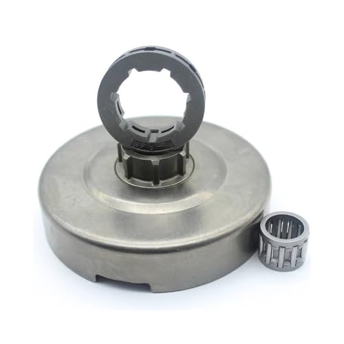 3/8 Zoll 7T Kupplungstrommel Glocke Kettenrad Felge Käfiglager Kompatibel 365 362 371 372 XP Kettensäge 503932471/503432001 Universal von SFWWPFSKK