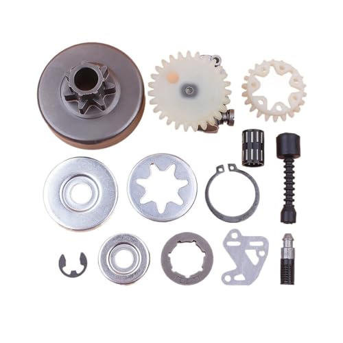 3/8 Zoll 7T Kupplungstrommel Kettenradfelge Ölpumpenleitung Dichtung Reparatursatz Kompatibel mit MS360 MS380 038 070 Kettensäge Ersatzteile Universal von SFWWPFSKK