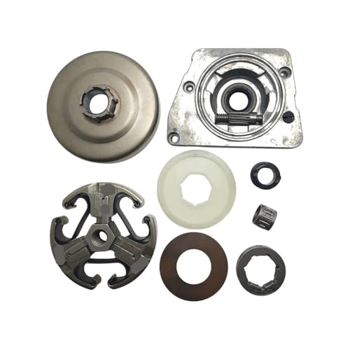 3/8 Zoll Kupplungstrommel Ölpumpe Felge Kettenrad Schneckengetriebe Kit kompatibel 61 66 266 268 272 Kettensäge Zubehör Universal Rasenmäher von SFWWPFSKK