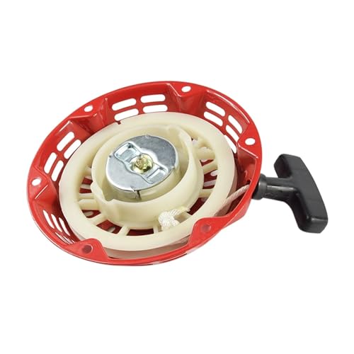 Kompatibel mit GX160 GX200 5,5 PS 6,5 PS Rasenmähermotor Motorteile Manueller Generator Seilzugstarter Montage Rücklaufzug Rückstoßstarter(WHITE) von SFWWPFSKK