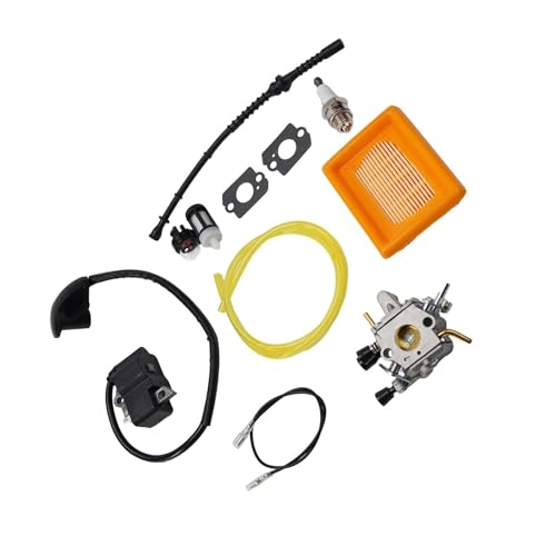 Rasenmäherzubehör Vergaser Luftschlauch Dichtung Zündspulensatz Kompatibel mit FS120 FS200 FS250 FS350 Rasenmäher Universal Rasenmäherzubehör Vergaser Luftschlauch Dichtung Zündspulensatz Kompatibel mit FS120 FS200 FS250 FS350 Rasenmäher Universal von SFWWPFSKK