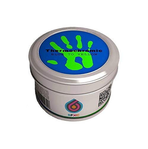 Thermochrome Farbe – Blau bis Neon Grün, Blue to Neon Green, 25ml von SFXC