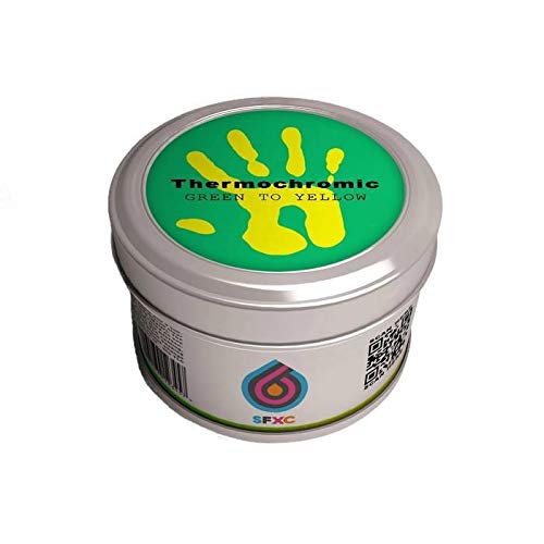 Thermochrome Farbe – Grün bis Neon Gelb, Green to Neon Yellow, 25ml von SFXC