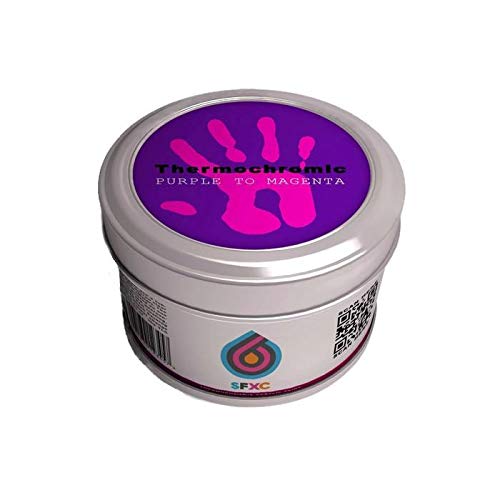 Thermochromische Acrylfarbe, violett bis Neon-magenta, Purple to Neon Magenta, 50 ml von SFXC