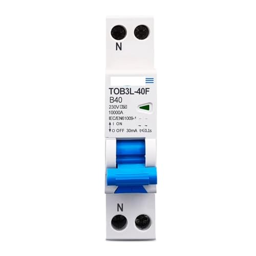 18mm A Typ B Kurve RCBO 1P + N 10KA Fehlerstrom-Differential-Automatikschalter mit Überstromleckage 1 Stücke(B25A) von SFYMORHE