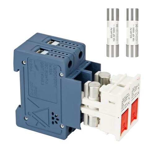 1P 2P 3P 4P Solar DC Sicherungshalter Hochspannung Solar PV DC 1000V Photovoltaik 6A-32A Photovoltaik 1St(25A,EAFSH-1038PV-B-2P) von SFYMORHE