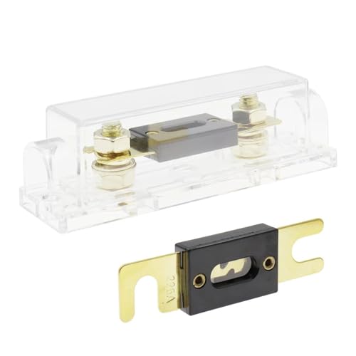 2 STÜCKE ANL Sicherungshalter Anschraubsicherung Kfz-Sicherungshalter Schmelzsicherung mit Sicherung 30A 50A 60A 70A 80A 100A 125A 175A 200A 250A(80A) von SFYMORHE