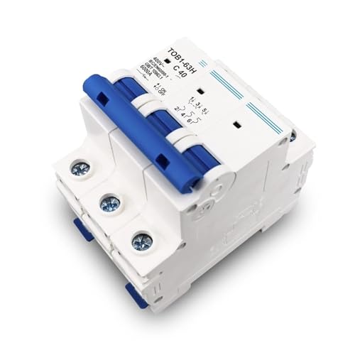 AC TOB1-63H C-Kurve 230/400 V ~ 50 Hz/60 Hz Leistungsschalter 3P 4P 3A 6A 10A 16A 20A 25A 32A 40A 50A 63A 1 Stück(3p,63A) von SFYMORHE
