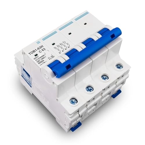AC TOB1-63H C-Kurve 230/400 V ~ 50 Hz/60 Hz Leistungsschalter 3P 4P 3A 6A 10A 16A 20A 25A 32A 40A 50A 63A 1 Stück(4p,10A) von SFYMORHE