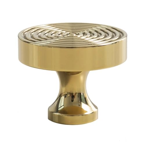 SFYMORHE Griffe Türknöpfe und Griffe for Schrank Küchenschrank Schublade zieht 1Pcs(C-4526-Bright Gold) von SFYMORHE