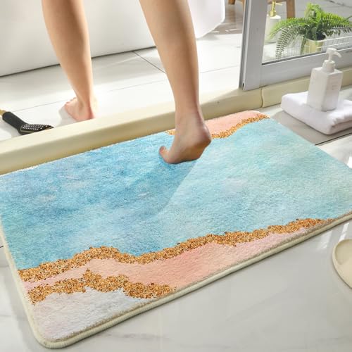 SFgFGfcghC Badezimmer Antirutschmatte Wasserabsorbierende Badezimmermatte Schlafzimmer WC Eingang Fußmatte Fußmatte,50 * 80cm SFgFGfcghC Badezimmer Antirutschmatte Wasserabsorbierende Badezimmermatte Schlafzimmer WC Eingang Fußmatte Fußmatte,50 * 80cm von SFgFGfcghC