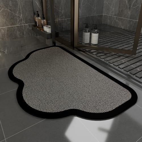 SFgFGfcghC Badezimmer rutschfestes wasserabsorbierendes Laufband schnelltrocknender Waschraum Spezialteppich Kieselgur,b,50 * 80cm SFgFGfcghC Badezimmer rutschfestes wasserabsorbierendes Laufband schnelltrocknender Waschraum Spezialteppich Kieselgur,b,50 * 80cm von SFgFGfcghC