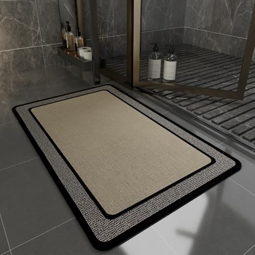 SFgFGfcghC Badezimmer rutschfestes wasserabsorbierendes Laufband schnelltrocknender Waschraum Spezialteppich Kieselgur,c,80 * 120 von SFgFGfcghC