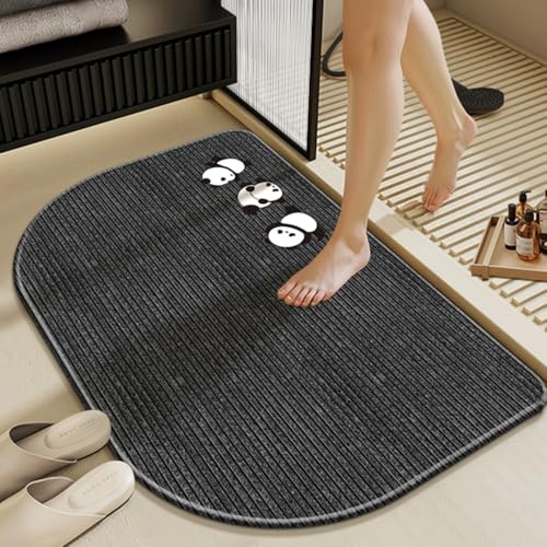 SFgFGfcghC Badezimmer saugfähige Bodenmatte, Badezimmer rutschfeste Bodenmatte, Kieselgur Badezimmertür schnell trocknende Matte,60 * 90cm SFgFGfcghC Badezimmer saugfähige Bodenmatte, Badezimmer rutschfeste Bodenmatte, Kieselgur Badezimmertür schnell trocknende Matte,60 * 90cm von SFgFGfcghC
