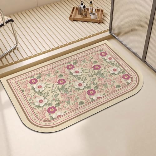 SFgFGfcghC Badspezifische Fußmatte, stark saugfähige, schnell trocknende Fußmatte am Eingang des Badezimmers, Wohnzimmer-Fußmatte,40 * 60cm SFgFGfcghC Badspezifische Fußmatte, stark saugfähige, schnell trocknende Fußmatte am Eingang des Badezimmers, Wohnzimmer-Fußmatte,40 * 60cm von SFgFGfcghC