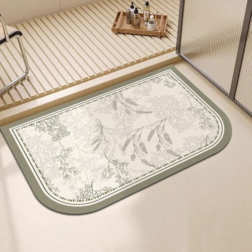 SFgFGfcghC Badspezifische Fußmatte, stark saugfähige, schnell trocknende Fußmatte am Eingang des Badezimmers, Wohnzimmer-Fußmatte,40 * 60cm SFgFGfcghC Badspezifische Fußmatte, stark saugfähige, schnell trocknende Fußmatte am Eingang des Badezimmers, Wohnzimmer-Fußmatte,40 * 60cm von SFgFGfcghC