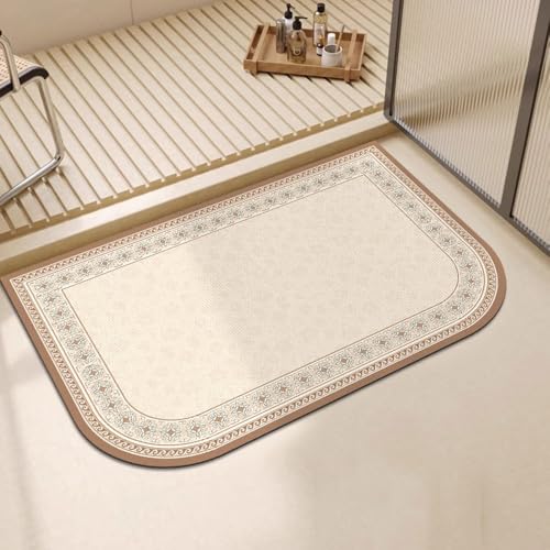 SFgFGfcghC Badspezifische Fußmatte, stark saugfähige, schnell trocknende Fußmatte am Eingang des Badezimmers, Wohnzimmer-Fußmatte,50 * 80cm SFgFGfcghC Badspezifische Fußmatte, stark saugfähige, schnell trocknende Fußmatte am Eingang des Badezimmers, Wohnzimmer-Fußmatte,50 * 80cm von SFgFGfcghC