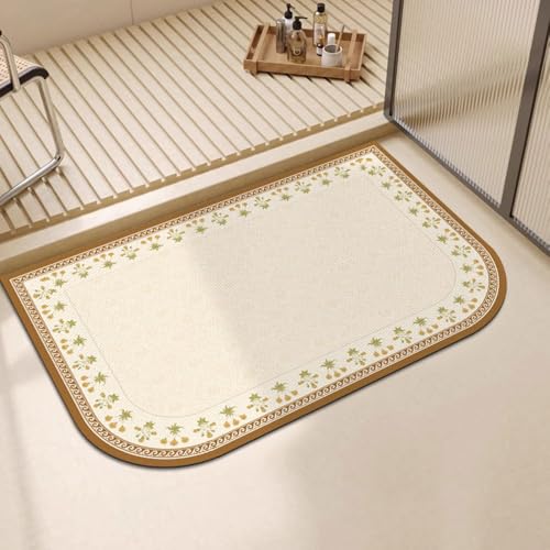 SFgFGfcghC Badspezifische Fußmatte, stark saugfähige, schnell trocknende Fußmatte am Eingang des Badezimmers, Wohnzimmer-Fußmatte,60 * 90cm SFgFGfcghC Badspezifische Fußmatte, stark saugfähige, schnell trocknende Fußmatte am Eingang des Badezimmers, Wohnzimmer-Fußmatte,60 * 90cm von SFgFGfcghC