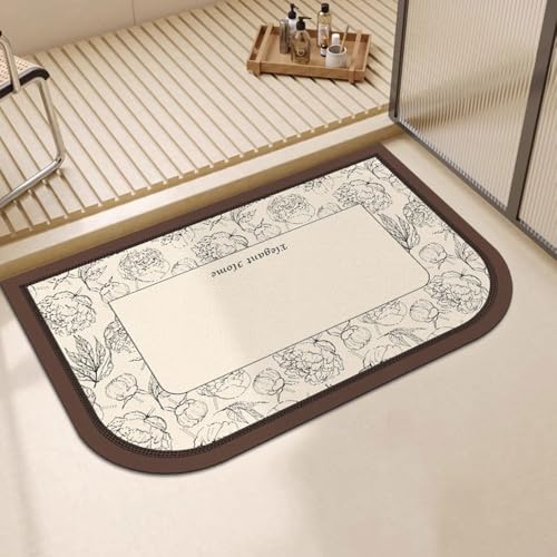 SFgFGfcghC Badspezifische Fußmatte, stark saugfähige, schnell trocknende Fußmatte am Eingang des Badezimmers, Wohnzimmer-Fußmatte,60 * 90cm SFgFGfcghC Badspezifische Fußmatte, stark saugfähige, schnell trocknende Fußmatte am Eingang des Badezimmers, Wohnzimmer-Fußmatte,60 * 90cm von SFgFGfcghC