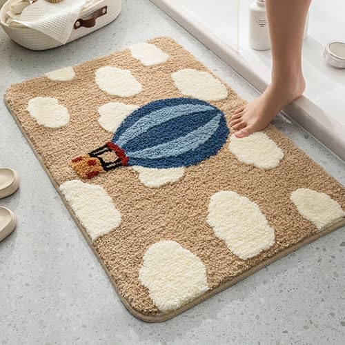 SFgFGfcghC Bodenmatte für das Badezimmer zu Hause, wasserabsorbierende Antirutschmatte für das Badezimmer, Türmatte für die Toilette des Schlafzimmers,50 * 80cm SFgFGfcghC Bodenmatte für das Badezimmer zu Hause, wasserabsorbierende Antirutschmatte für das Badezimmer, Türmatte für die Toilette des Schlafzimmers,50 * 80cm von SFgFGfcghC