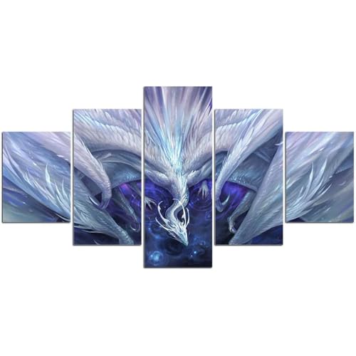 SFgFGfcghC Hochauflösende Gaming-Szene Poster Charaktere 5-teiliges Set Leinwand Wandtapete Leinwanddruck,L von SFgFGfcghC