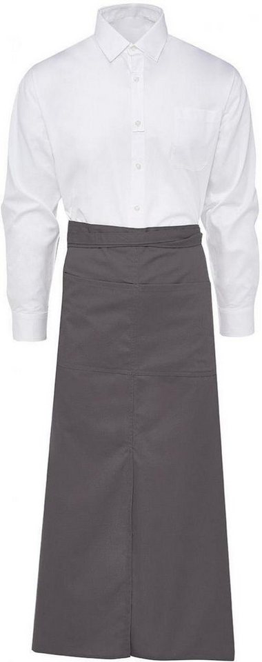 SG Accessories Bistro Kochschürze Berlin Long Bistro Apron with Vent and Pocket 100 x 100 cm von SG Accessories Bistro