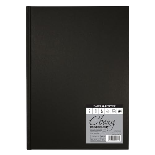 Daler Rowney SG Education Skizzenbuch Ebony A4 150g/m² von Daler Rowney