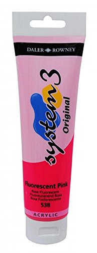 SG Education 129150538 System 3 Acryl, 150 ml, fluoreszierendes Pink von SG Education