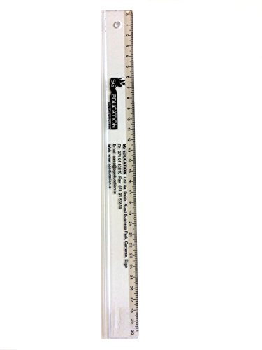 SG Lineal, Kunststoff, 30 cm, transparent von SG Education