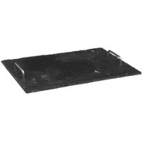 Schiefer tablett 30x40 - Schieferplatte - Maße l. 40 x l. 30 x h. 4 cm Sg Secret De Gourmet Schiefer von SG SECRET DE GOURMET