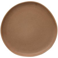 Teller aus Steingut braun, ø 27 cm von SG SECRET DE GOURMET