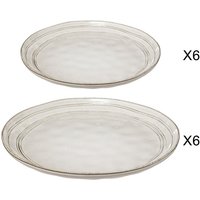 Teller flower, 12er-Set von SG SECRET DE GOURMET