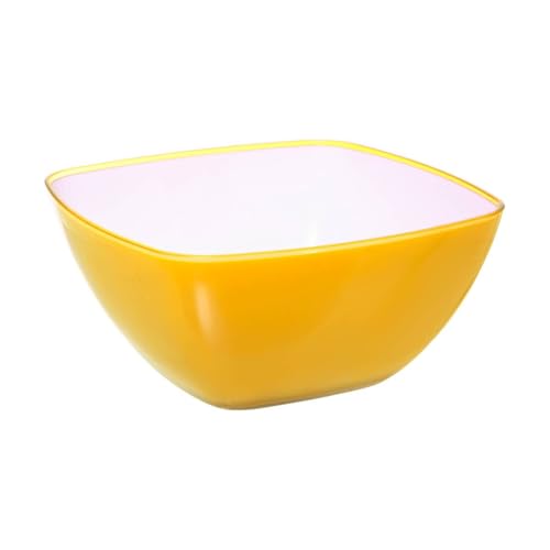 5five - salatschüssel d19cm "square" senfgelb von SG Secret de Gourmet