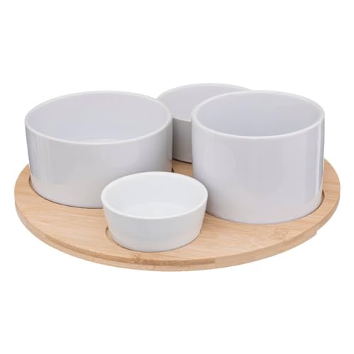Secret de Gourmet - Aperitif-Set White 5-teilig aus Bambus von SG Secret de Gourmet