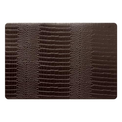Secret de Gourmet - Tischset Kroko braun 49x33cm von SG Secret de Gourmet