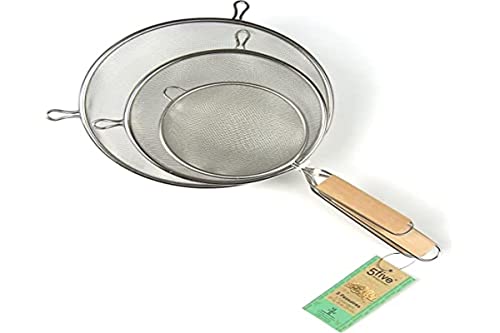 Sieb Secret de Gourmet Holz Edelstahl (3-teilig) Sieb Secret de Gourmet Holz Edelstahl (3-teilig) von SECRET DE GOURMET