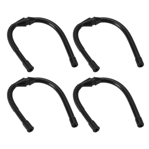 SG Store 4 Stück Kraftstoffleitung ABS-Gasrohre Schlauchleitung Ersatz Passend für Länge 17,8 CM Kompatibel mit Husqvarna 66 61 162 181 266 268 272 281 288 Kettensäge Schwarz von SG Store