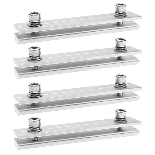 SG Store 4Pcs Solar Panel Rail Profile Connector Aluminium Mounting Rail Connectors Solar Panel Mounting Kit Solar Panel Accessories 14x3cm SG Store 4Pcs Solar Panel Rail Profile Connector Aluminium Mounting Rail Connectors Solar Panel Mounting Kit Solar Panel Accessories 14x3cm von SG Store